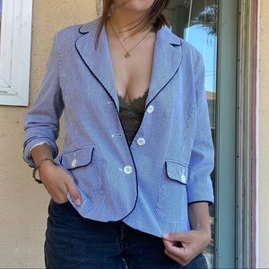Striped blazer